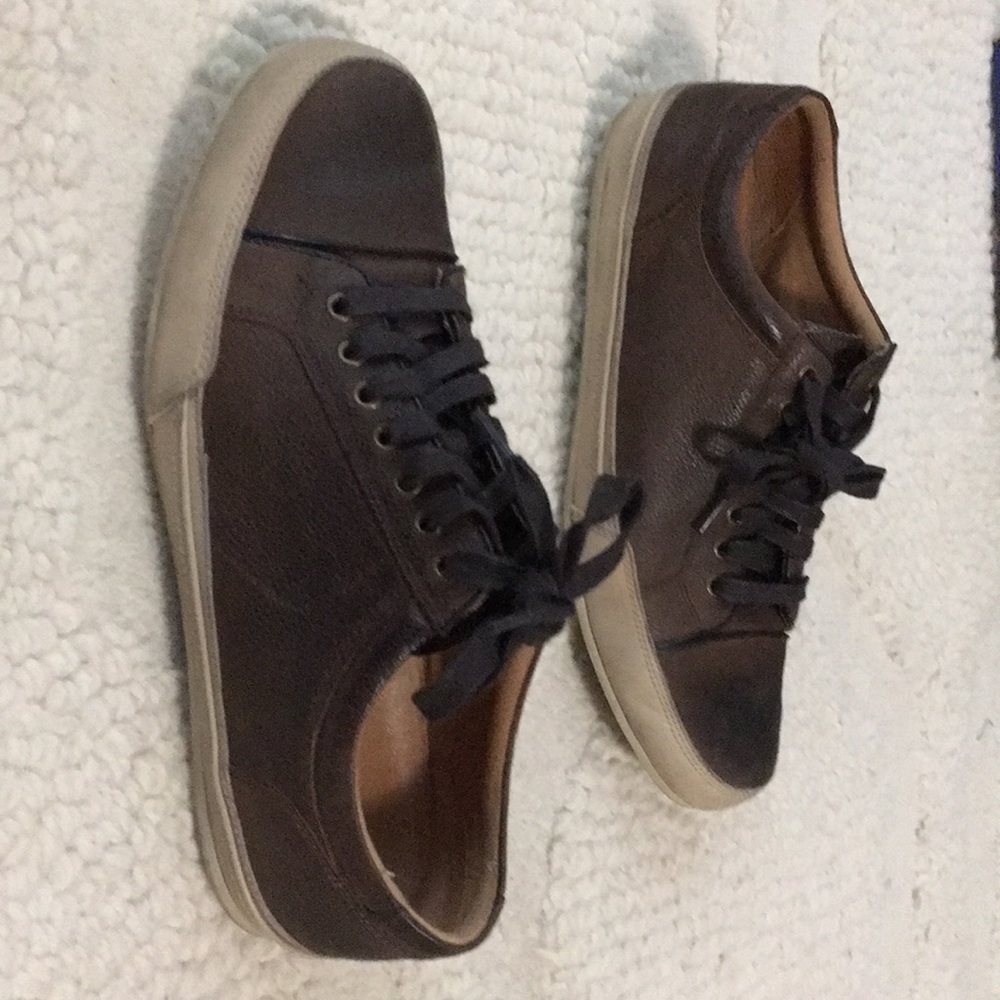John Varvatos leather sneakers